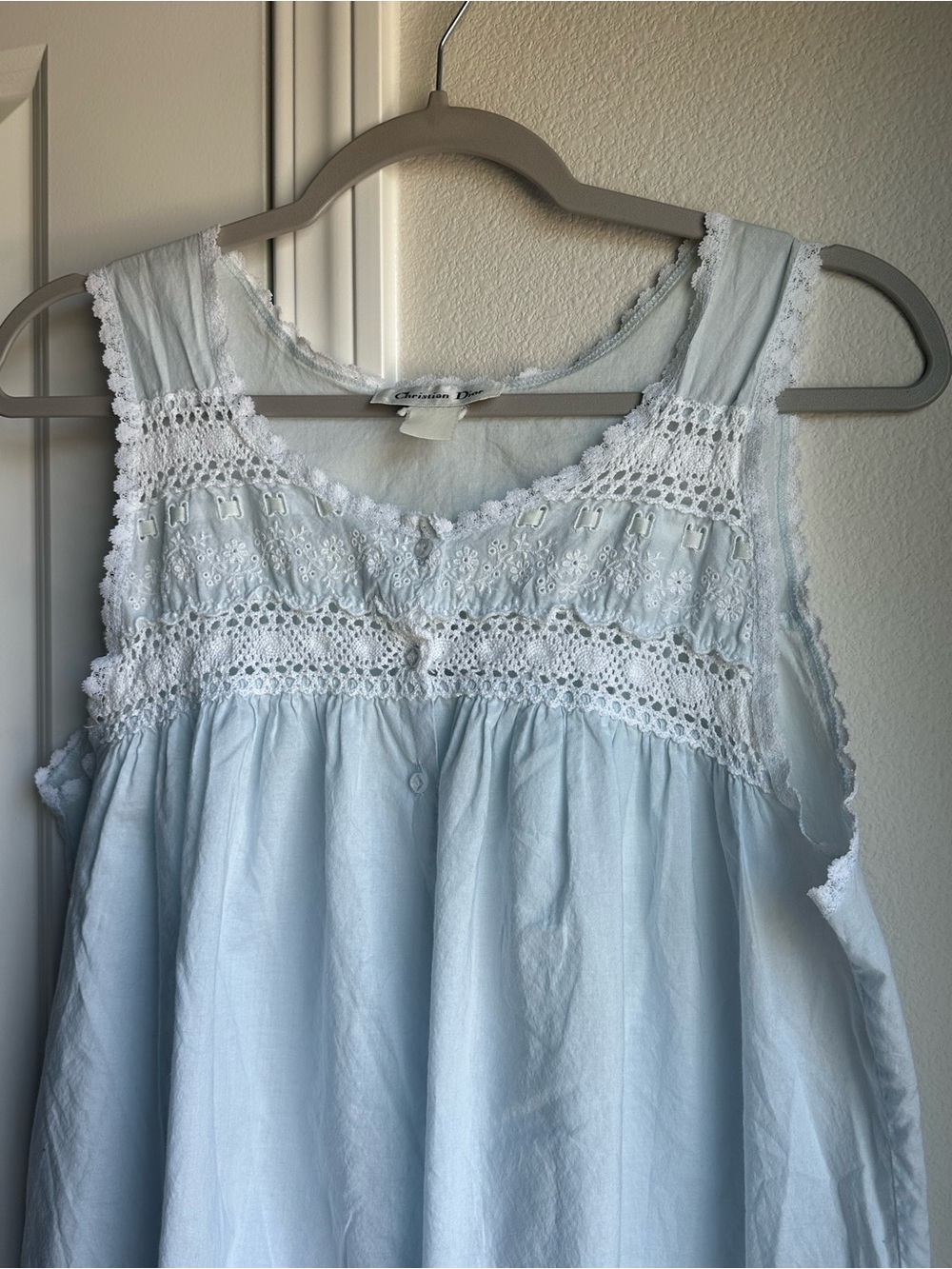 Vintage Christian Dior Cotton Nightgown